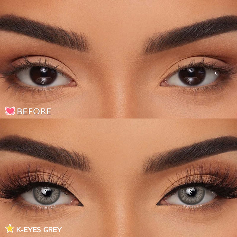Coleyes K-Eyes Grey Yearly Colored Contacts - image 7