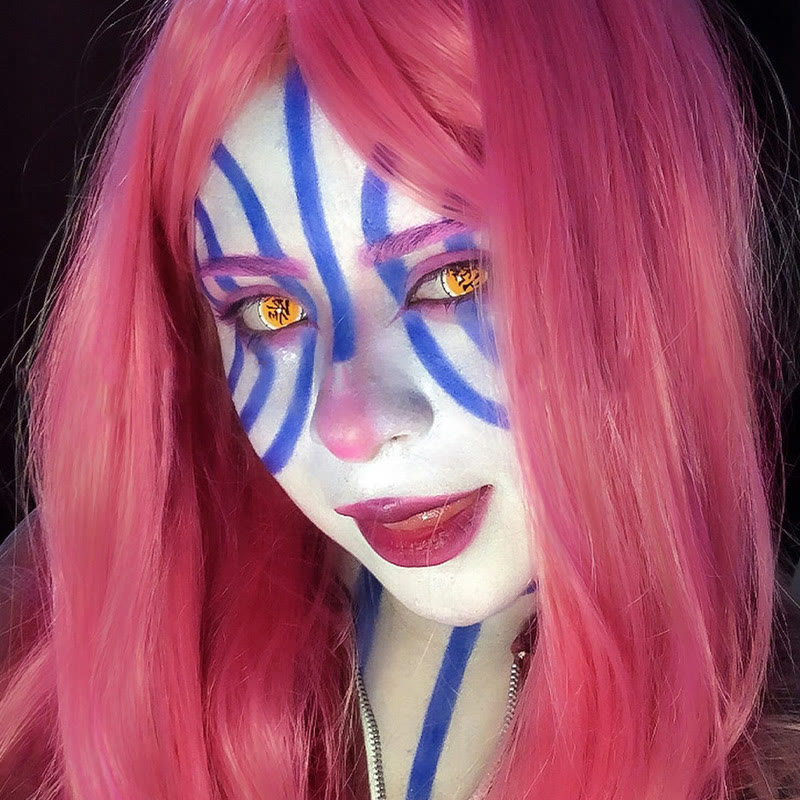Coleyes Akaza Eye Brown Yearly Cosplay Colored Contacts - image 6