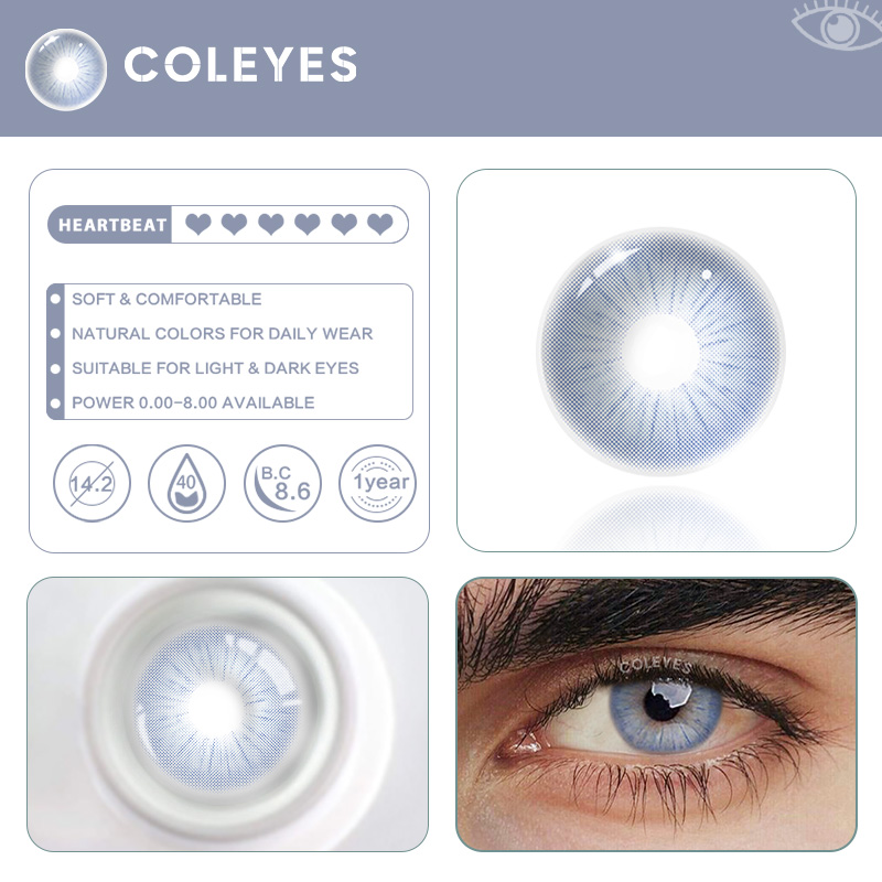 Coleyes Crystal Blue Men Colored Contacts - image 6