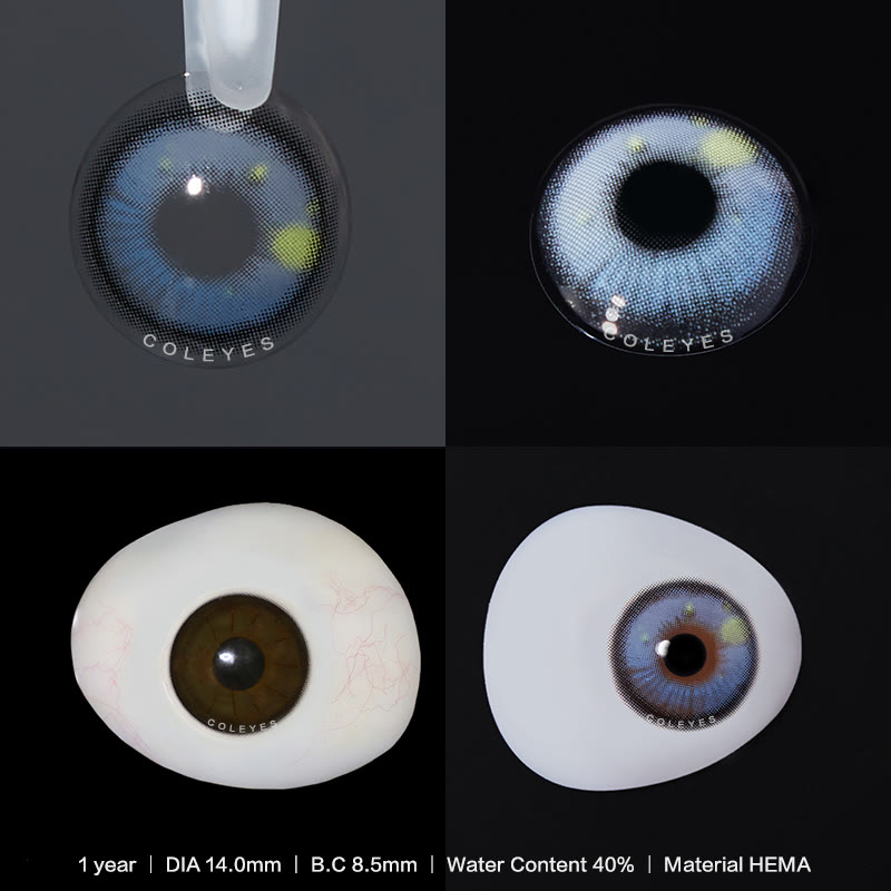 Coleyes Sailor Moon Kitty Grey Yearly Prescription Cosplay Colored Contacts - image 4