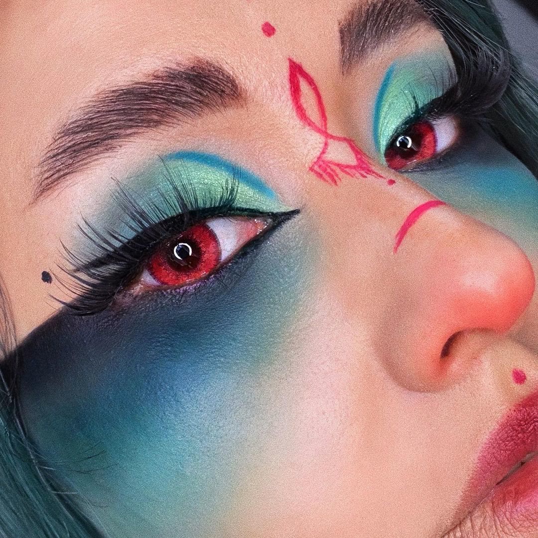 Coleyes Nonno Red Vampire Prescription Yearly Cosplay Colored Contacts - image 7