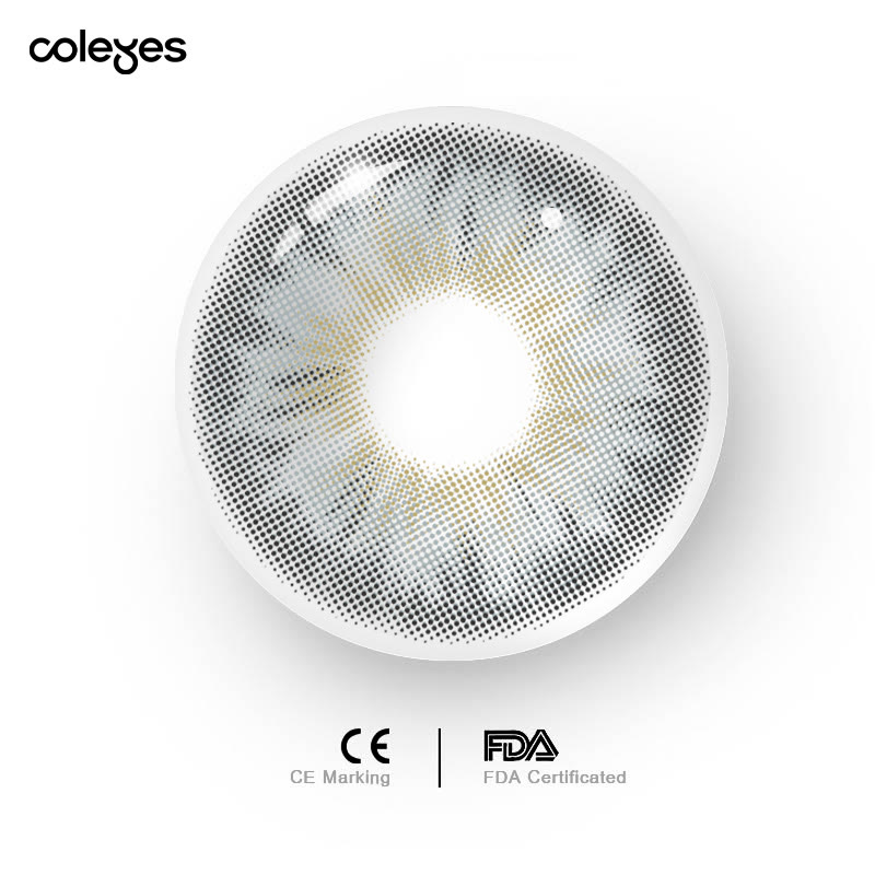 Coleyes Monica Grey Large Pupil Yearly Colored Contacts - image 5