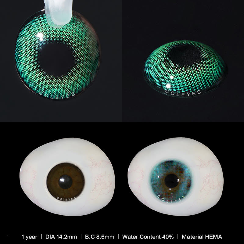 Coleyes Hid Marine Yearly Prescription Colored Contacts - image 4