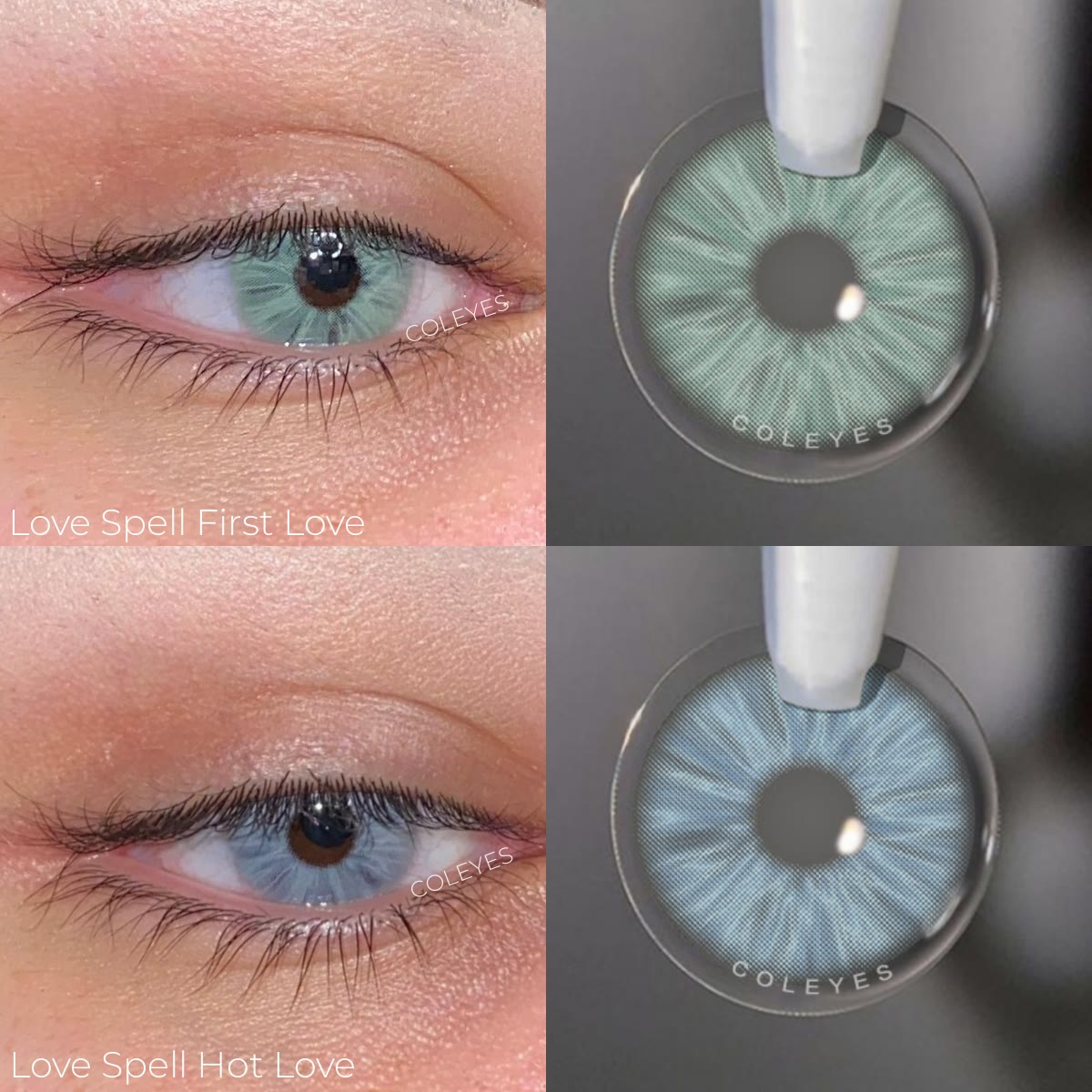 Coleyes Love Spell First Love Yearly Prescription Colored Contacts - image 9