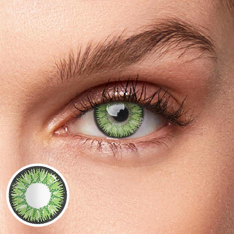 Coleyes Nonno Green Prescription Yearly Colored Contacts - image 1