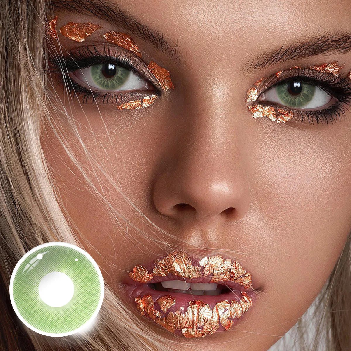 Coleyes Profound Green Yearly Prescription Colored Contacts - image 10