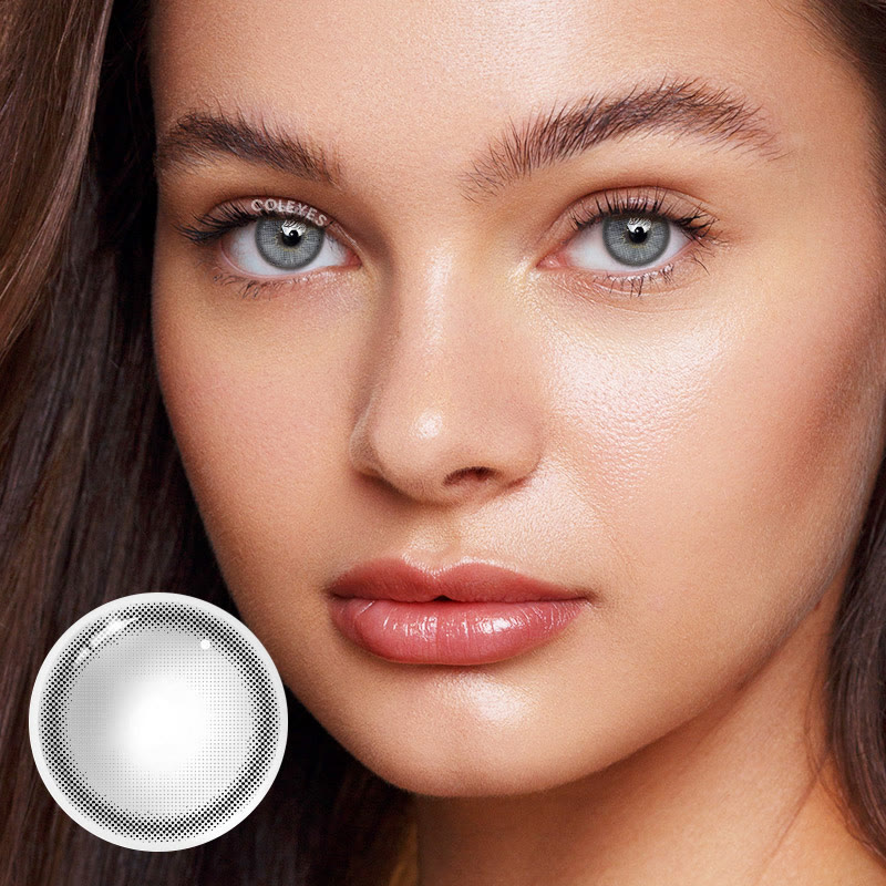 Coleyes Love-struck Grey Yearly Prescription Colored Contacts - image 5