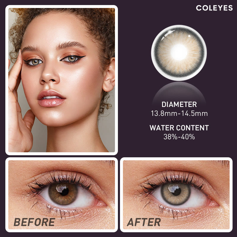 Coleyes Norko Brown Yearly Prescription Colored Contacts - image 10