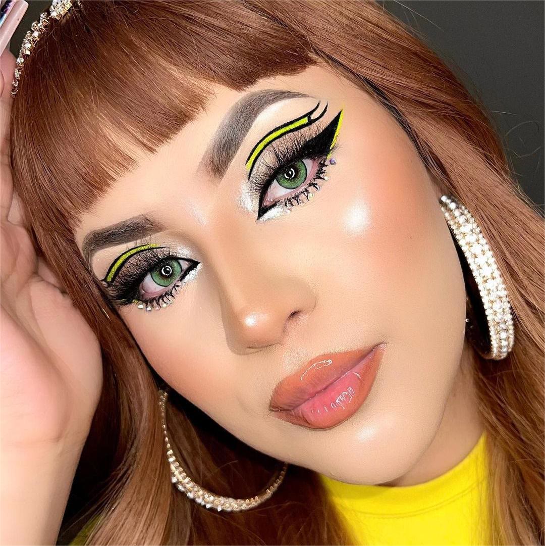 Coleyes Seattle Green Yearly Prescription Colored Contacts - image 7