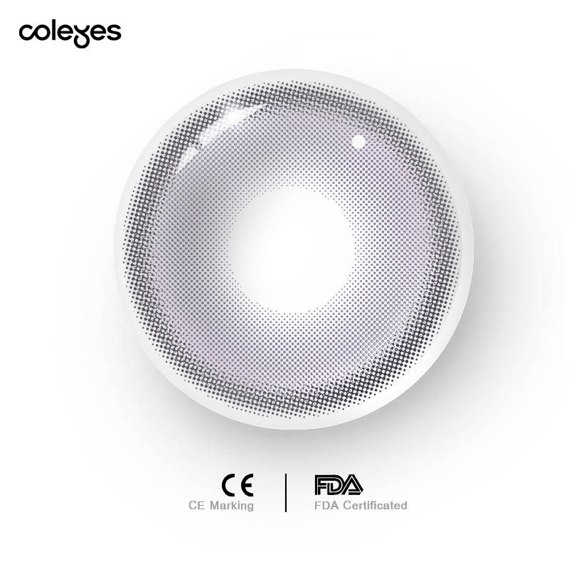 Coleyes Dolce Violet Yearly Prescription Colored Contacts - image 5