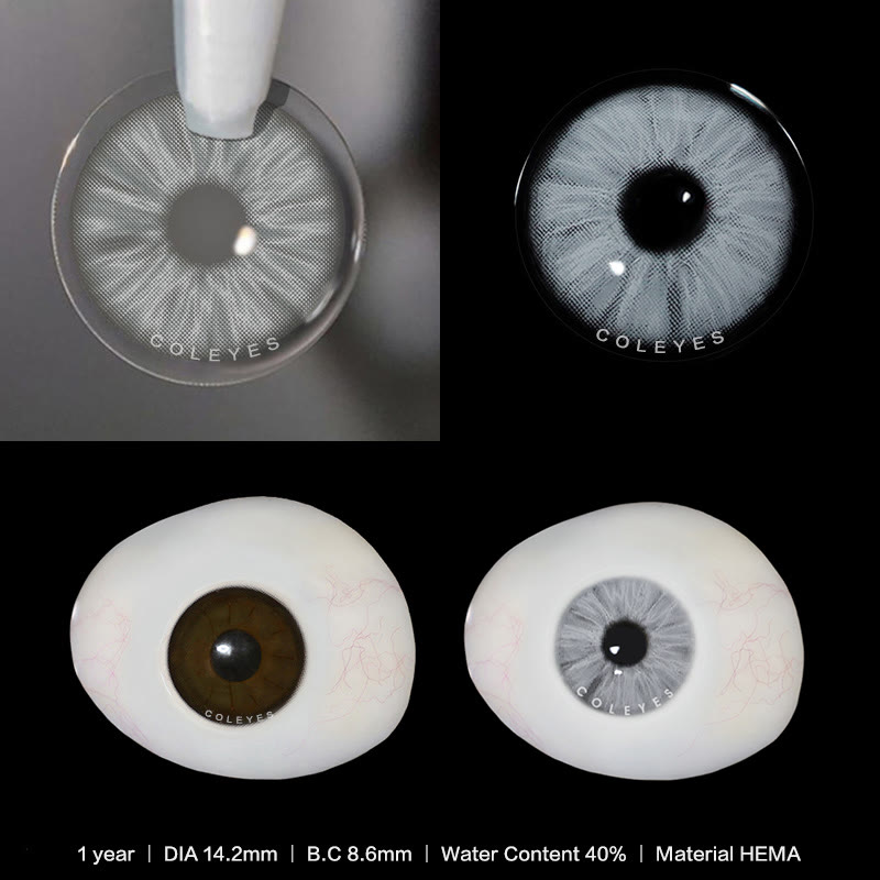 Coleyes Love Spell Hidden Love Yearly Prescription Colored Contacts - image 4