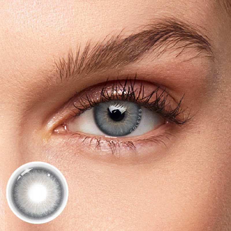 Coleyes Galaxy Grey Yearly Prescription Colored Contacts - image 1