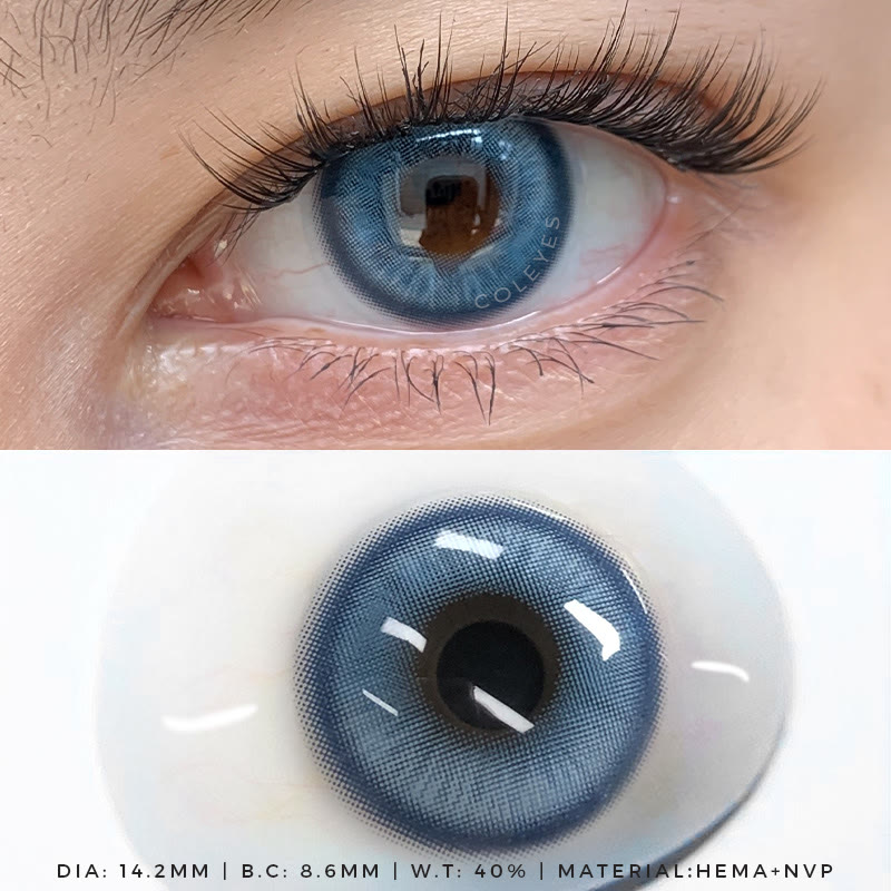 Coleyes Sassy Blue Prescription Yearly Cosplay Colored Contacts - image 4