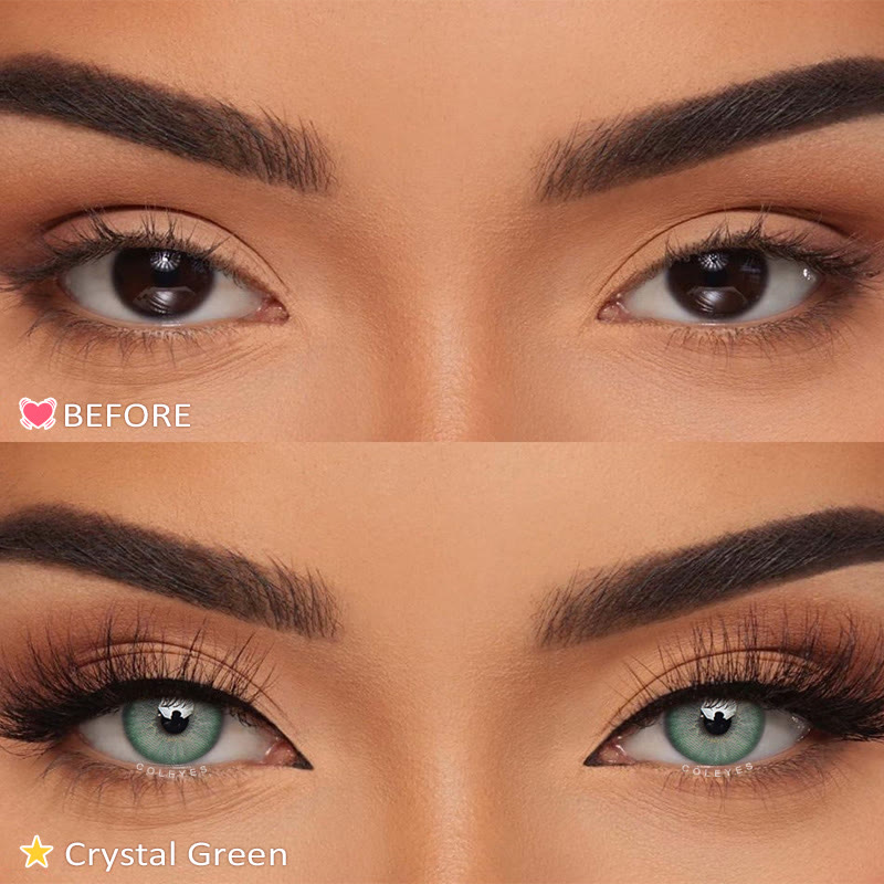 Coleyes Crystal Green Yearly Prescription Colored Contacts - image 7