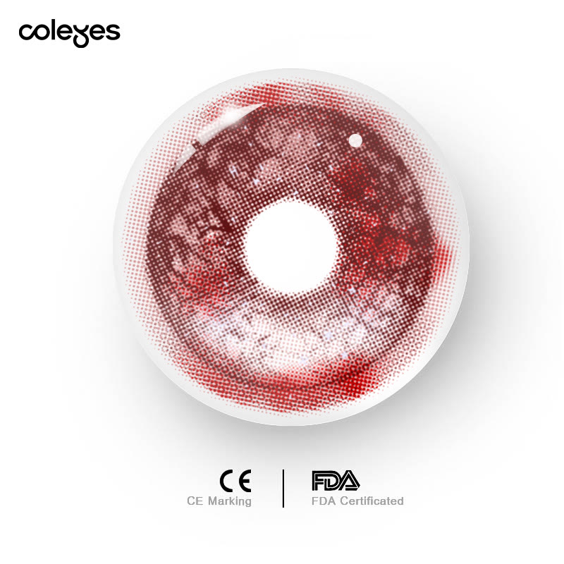 Coleyes Wyvern Red 6-Month Cosplay Colored Contacts - image 13