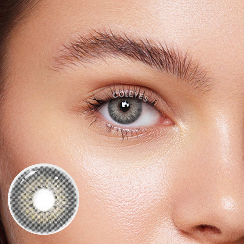 Coleyes New York III Grey Yearly Prescription Colored Contacts - image 4
