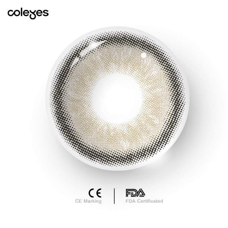 Coleyes Moonbeam Brown Yearly Prescription Colored Contacts - image 5