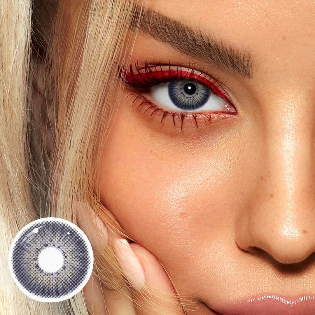 Coleyes New York III Violet Yearly Prescription Colored Contacts - image 8