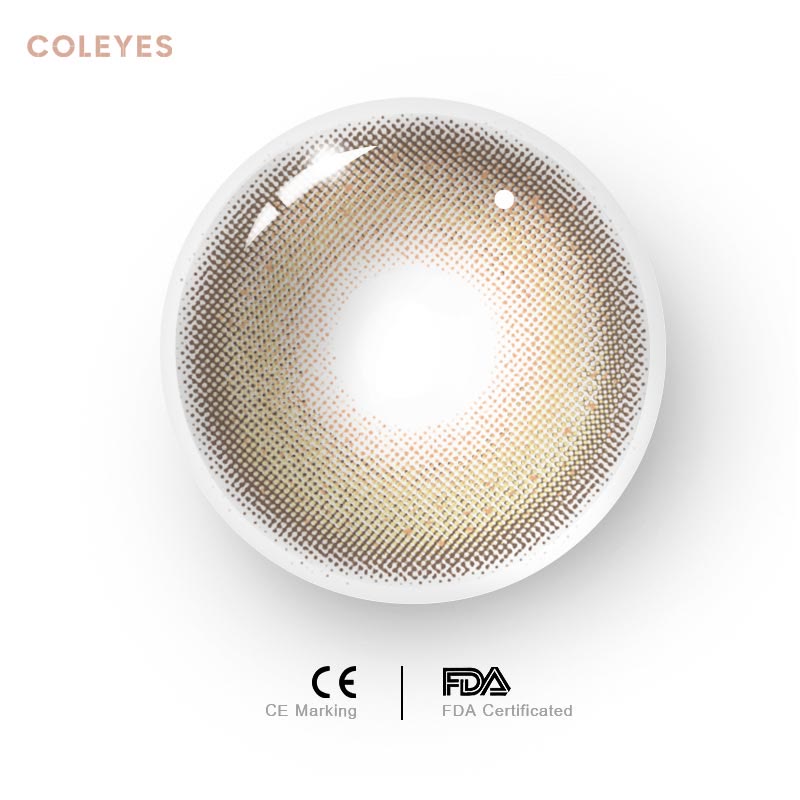 Coleyes Satellite Brown Yearly Prescription Colored Contacts - image 2