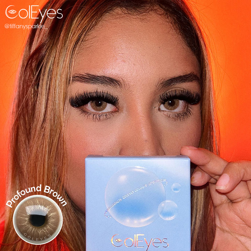 Coleyes Profound Brown Yearly Prescription Colored Contacts - image 7