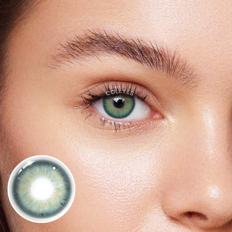 Coleyes Aegean Sea Ⅱ Green Yearly Prescription Colored Contacts - image 7