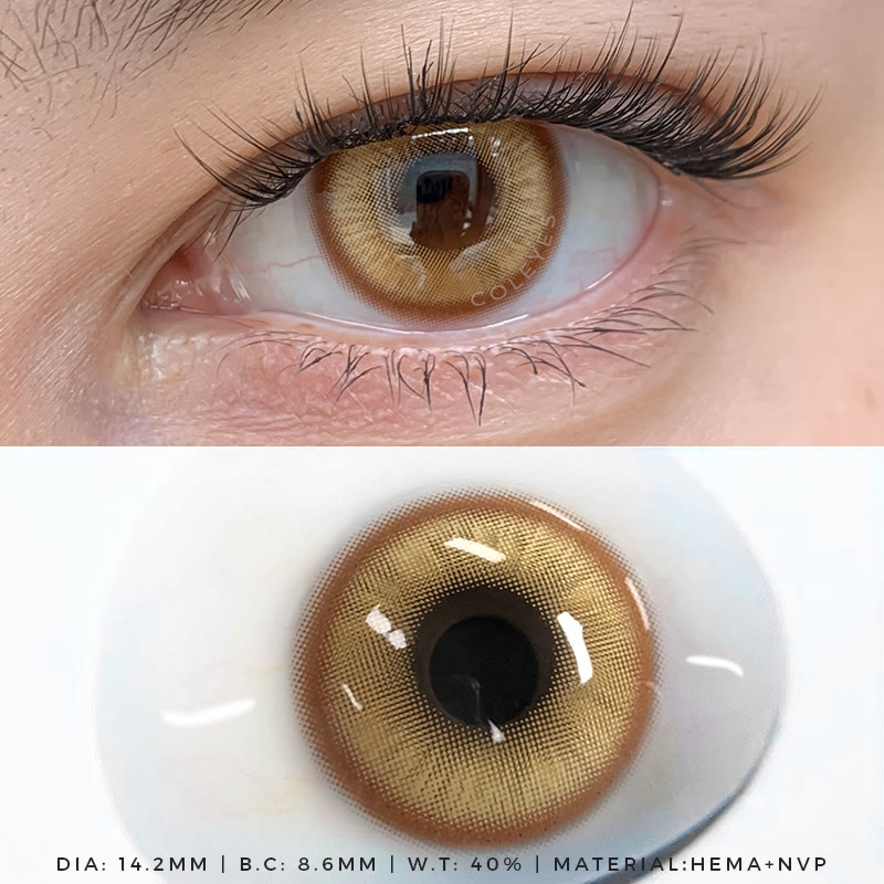 Coleyes Sassy Brown Prescription Yearly Cosplay Colored Contacts - image 4