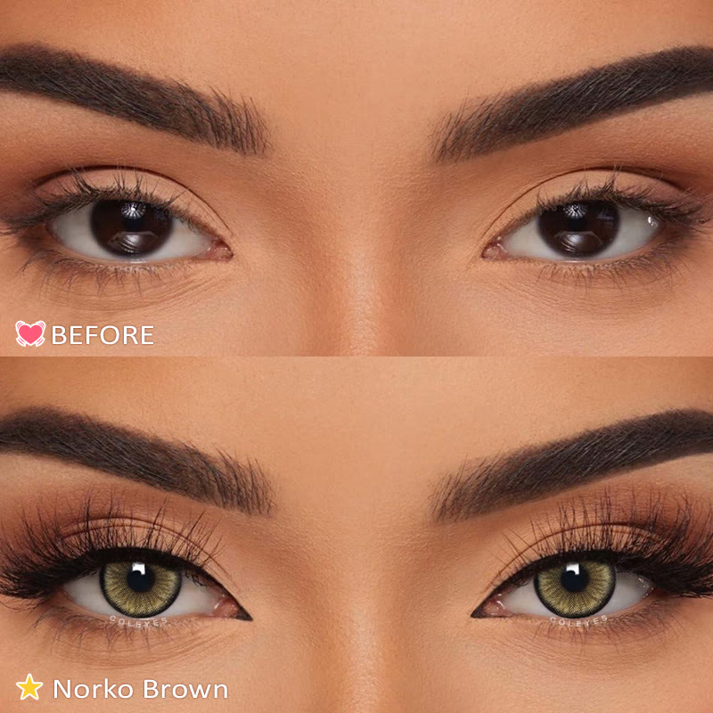 Coleyes Norko Brown Yearly Prescription Colored Contacts - image 5