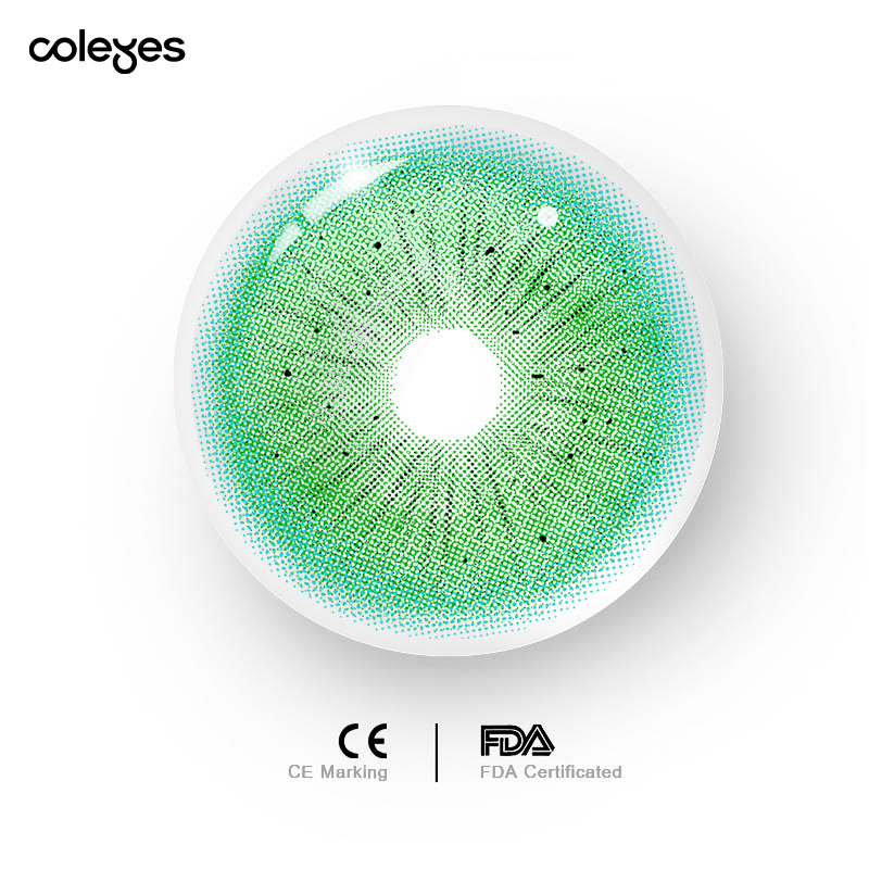 Coleyes Lethal Green Yearly Prescription Cosplay Colored Contacts - image 6