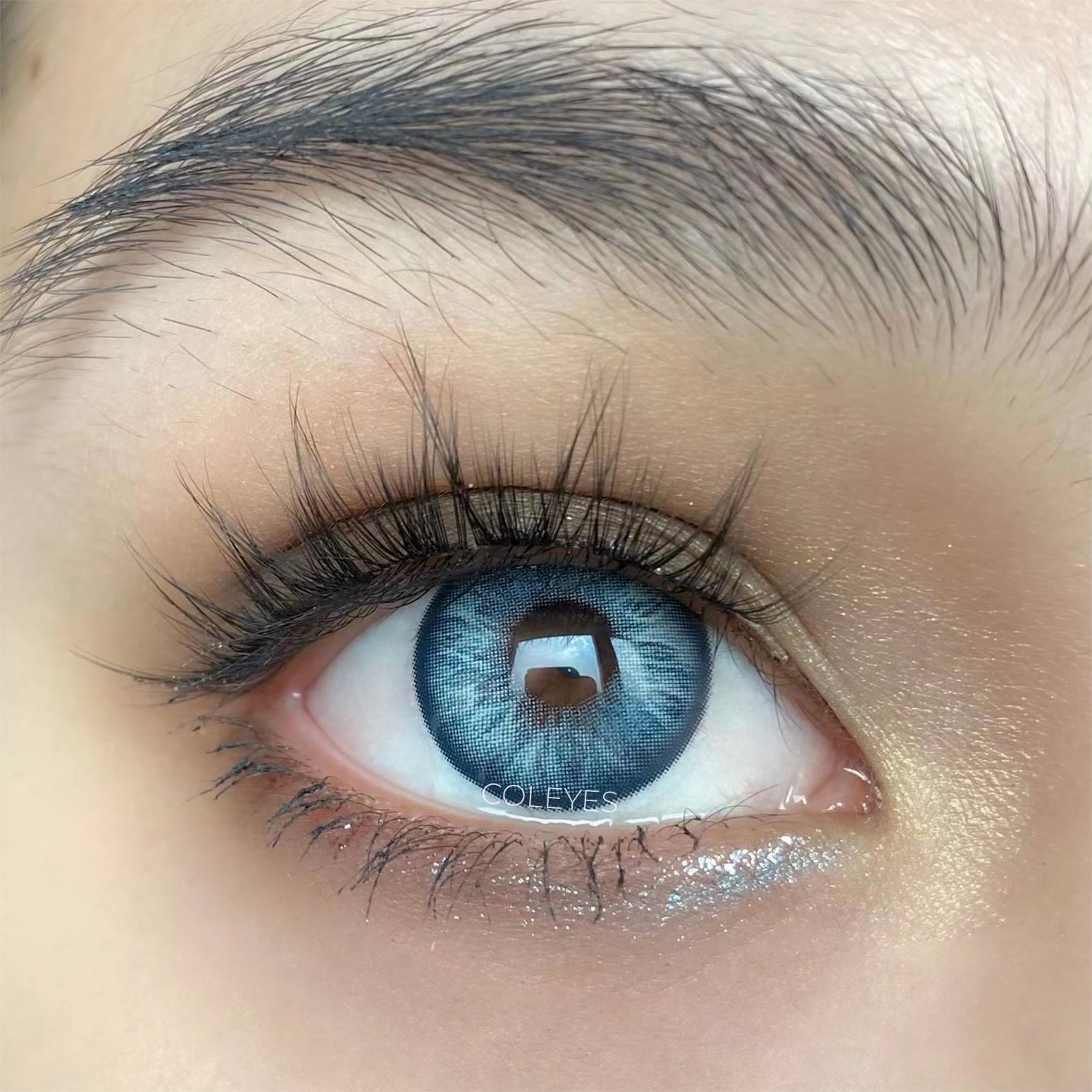 Coleyes Barbie Blue Yearly Prescription Colored Contacts - image 7