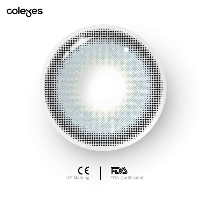 Coleyes Himalaya Blue Yearly Prescription Colored Contacts - image 9