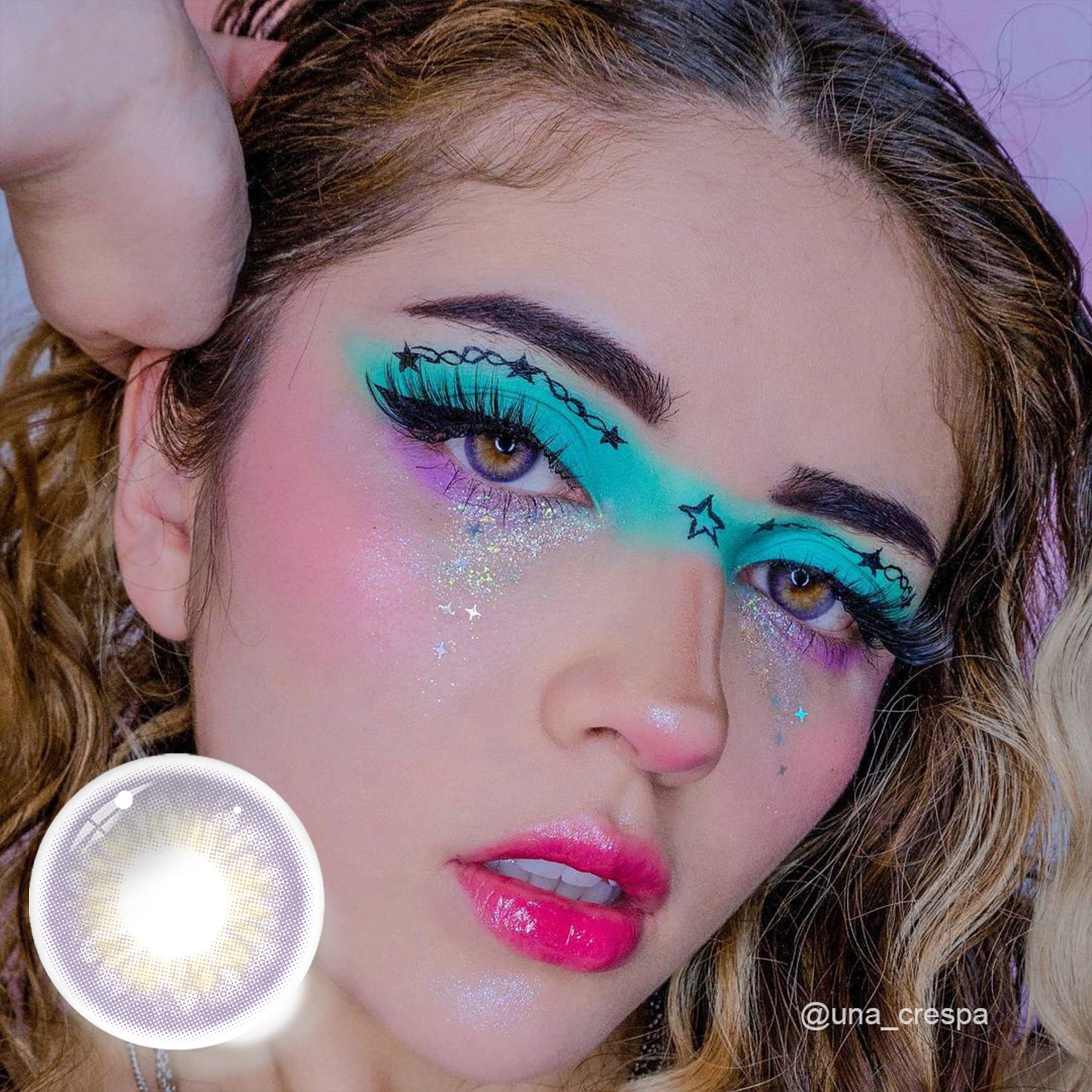 Coleyes DNA Taylor Ⅱ Violet Yearly Prescription Colored Contacts - image 8