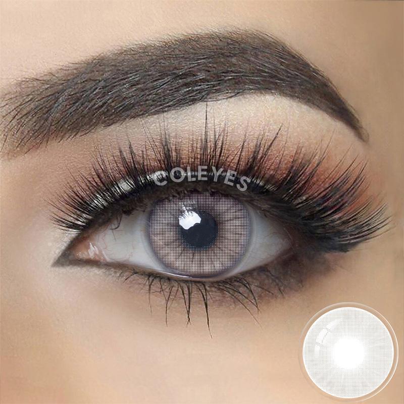 Coleyes Aurora Grey Yearly Prescription Colored Contacts - image 2