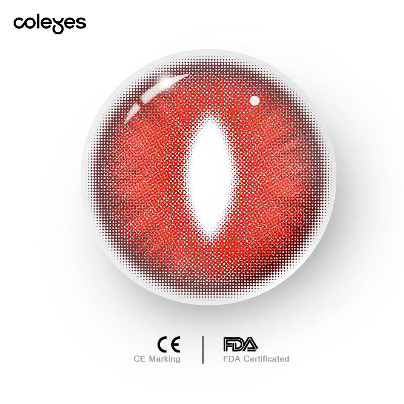 Coleyes Dragon Soul Red 1-Day Cosplay Colored Contacts - image 9