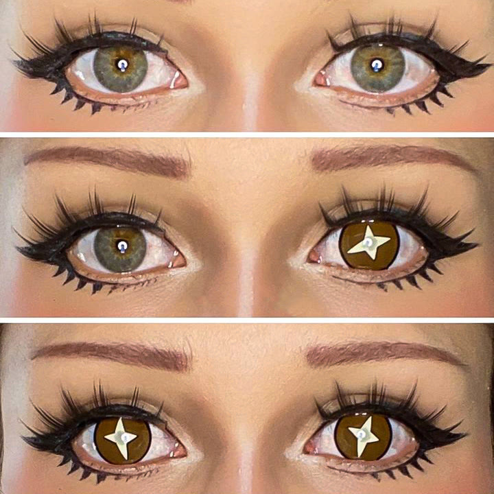 Coleyes Kinoko Brown Yearly Cosplay Colored Contacts - image 4