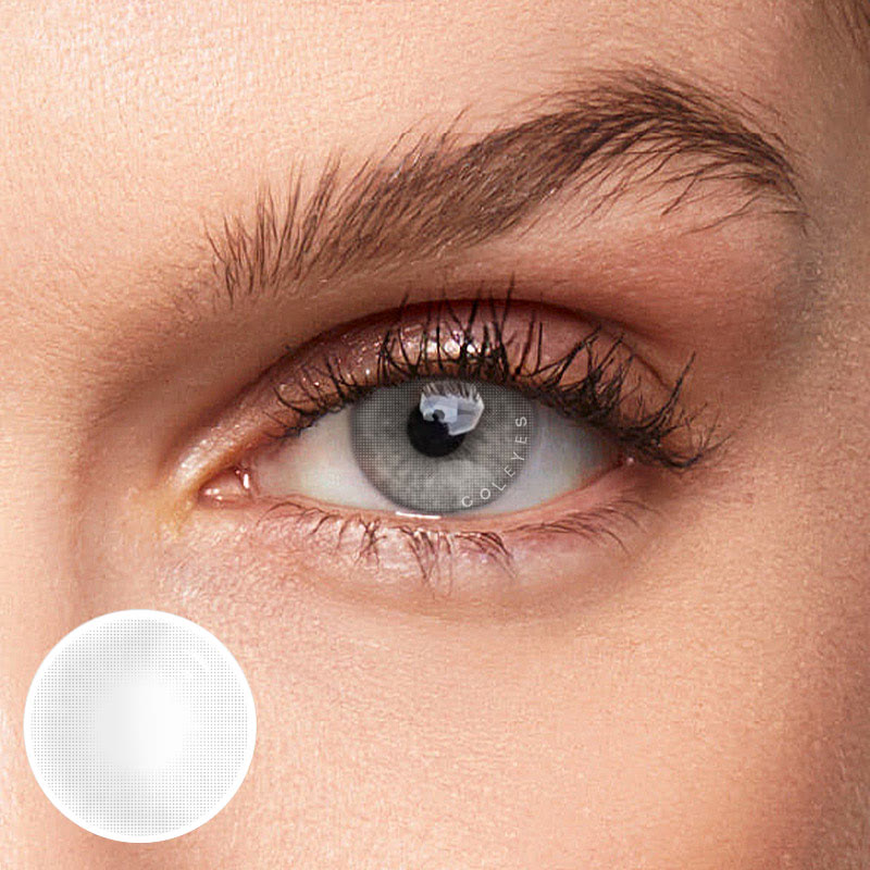 Coleyes Aurora Grey Yearly Prescription Colored Contacts - image 1