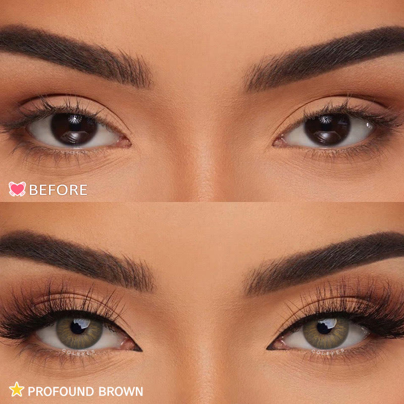 Coleyes Profound Brown Yearly Prescription Colored Contacts - image 4