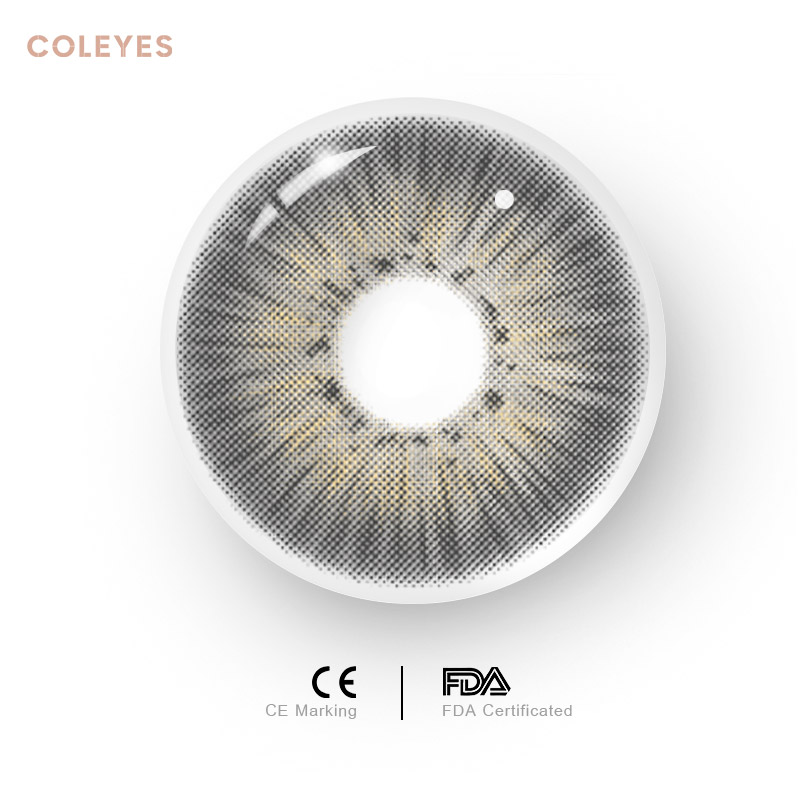 Coleyes New York III Grey Yearly Prescription Colored Contacts - image 8