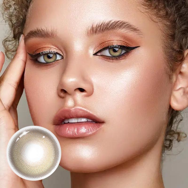 Coleyes Satellite Brown Yearly Prescription Colored Contacts - image 5