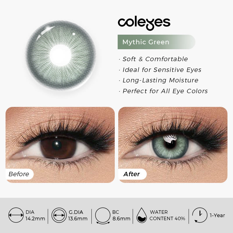 Coleyes Mythic Green Yearly Colored Contacts - image 16