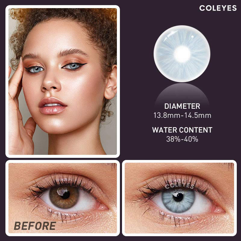 Coleyes Love Spell Hot Love Yearly Prescription Colored Contacts - image 9