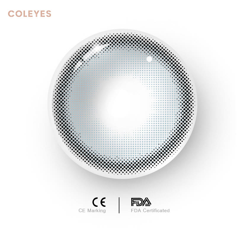 Coleyes Love-struck Blue Yearly Prescription Colored Contacts - image 2