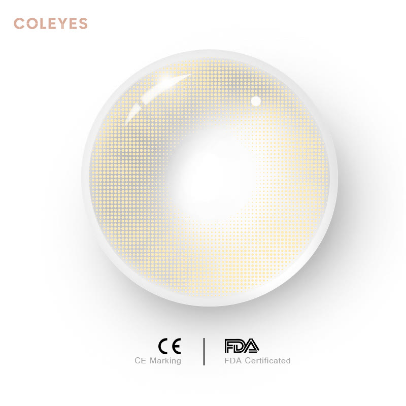 Coleyes Aurora Brown Yearly Prescription Colored Contacts - image 4
