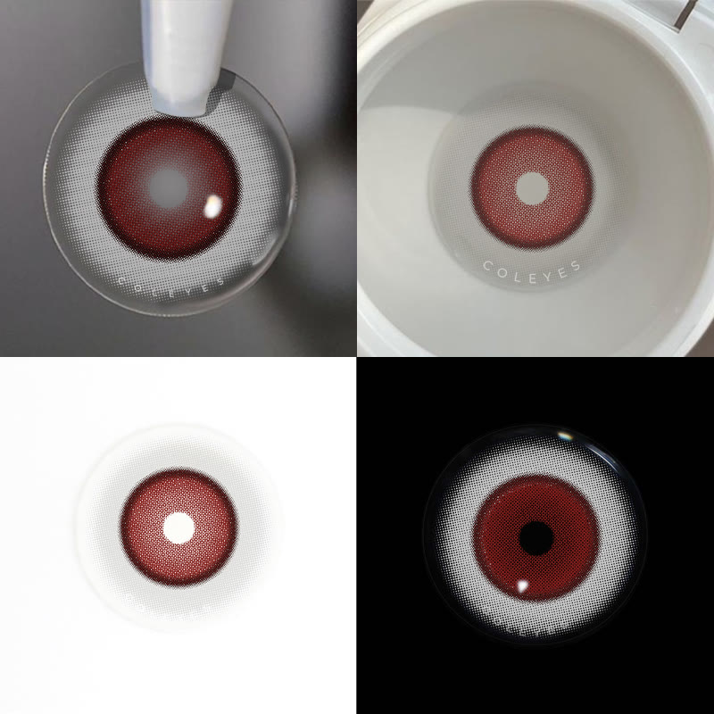 Coleyes Eclipse Red Yearly Cosplay Colored Contacts - image 3
