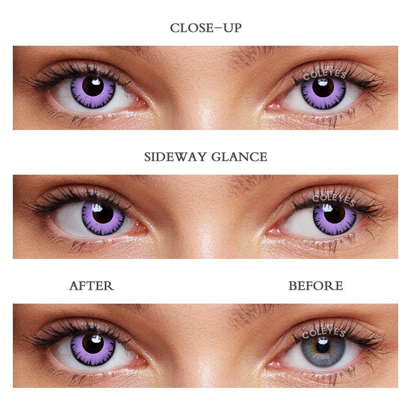 Coleyes Twilight DarkOrchid Prescription Yearly Cosplay Colored Contacts - image 6