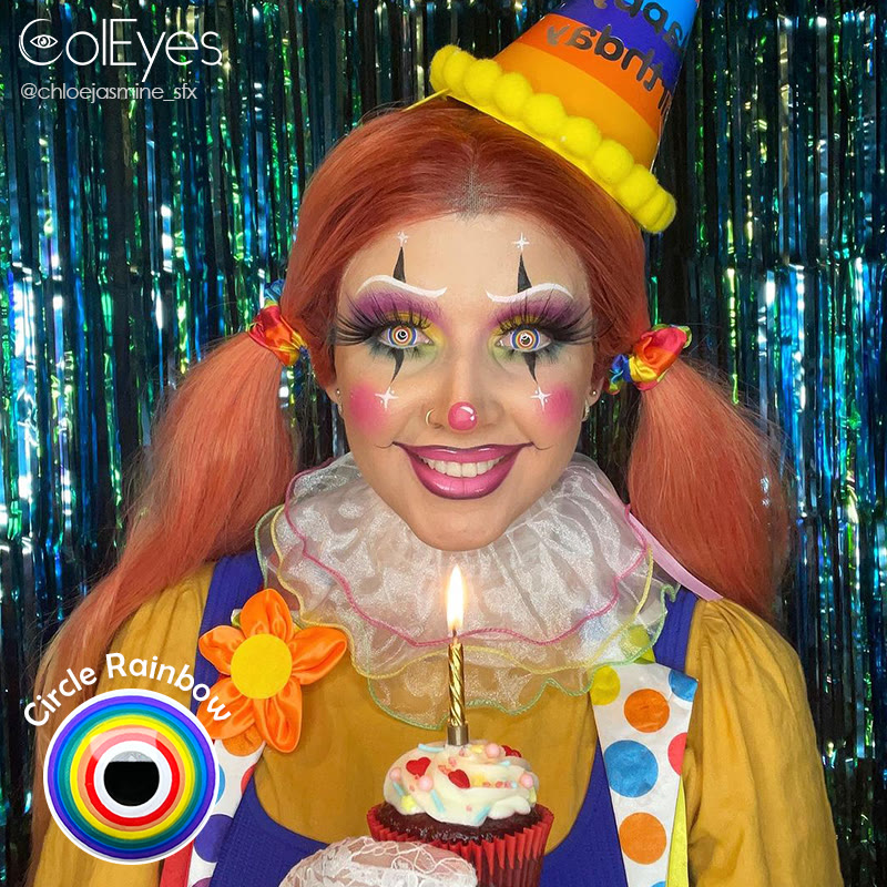Coleyes Circle Rainbow Yearly Prescription Cosplay Colored Contacts - image 4