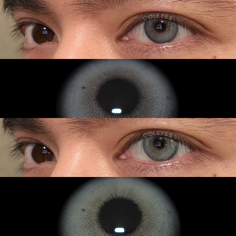 Coleyes Icy Grey Prescription Yearly Colored Contacts - image 7