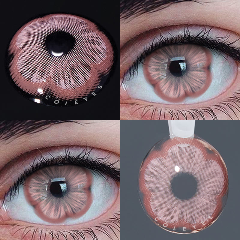 Coleyes Sukura Red Yearly Prescription Colored Contacts - image 1