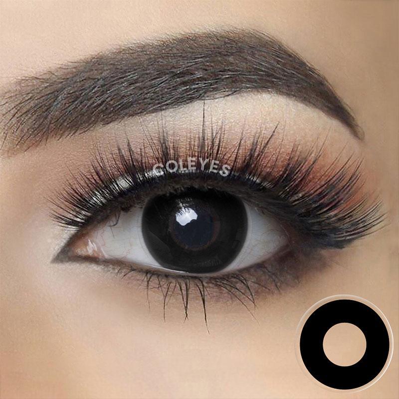 Coleyes Block Black Yearly Prescription Colored Contacts - image 2