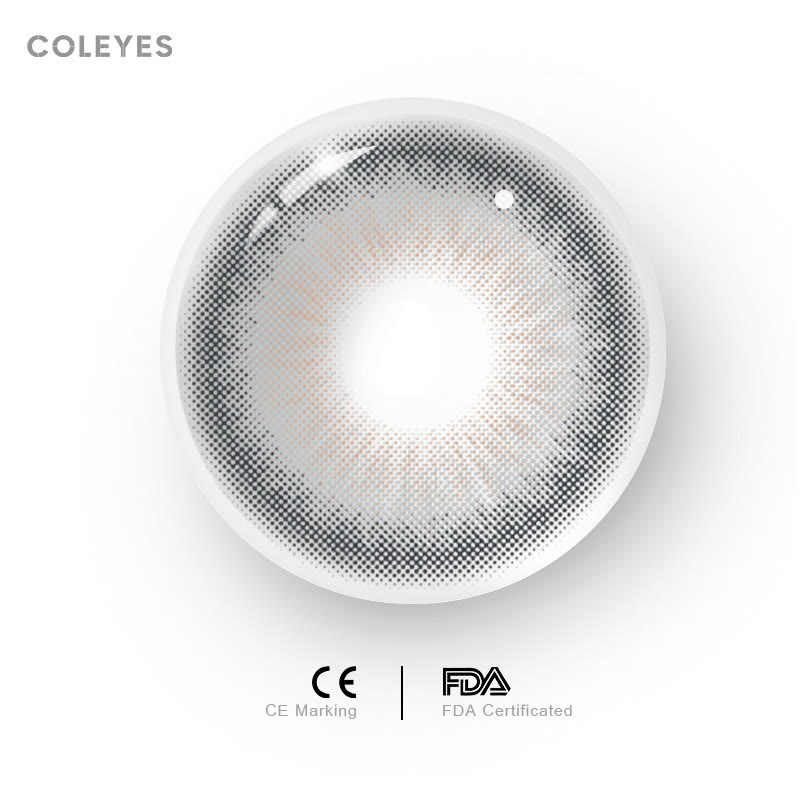 Coleyes Galaxy Grey Yearly Prescription Colored Contacts - image 7