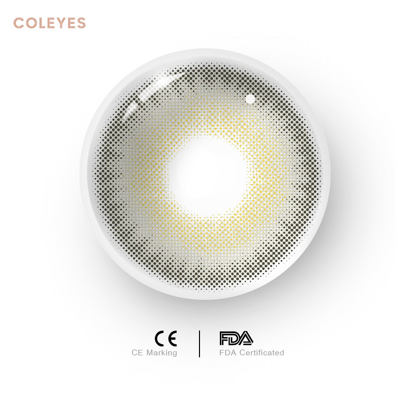 Coleyes LA Grey Yearly Prescription Colored Contacts - image 2